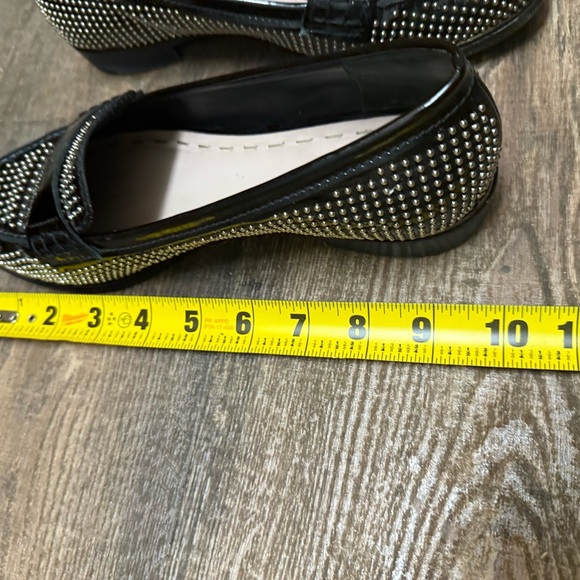Miu Miu size 38.5 (8) GUC / EUC Black and Silver Studded Loafers - Picture 16 of 16